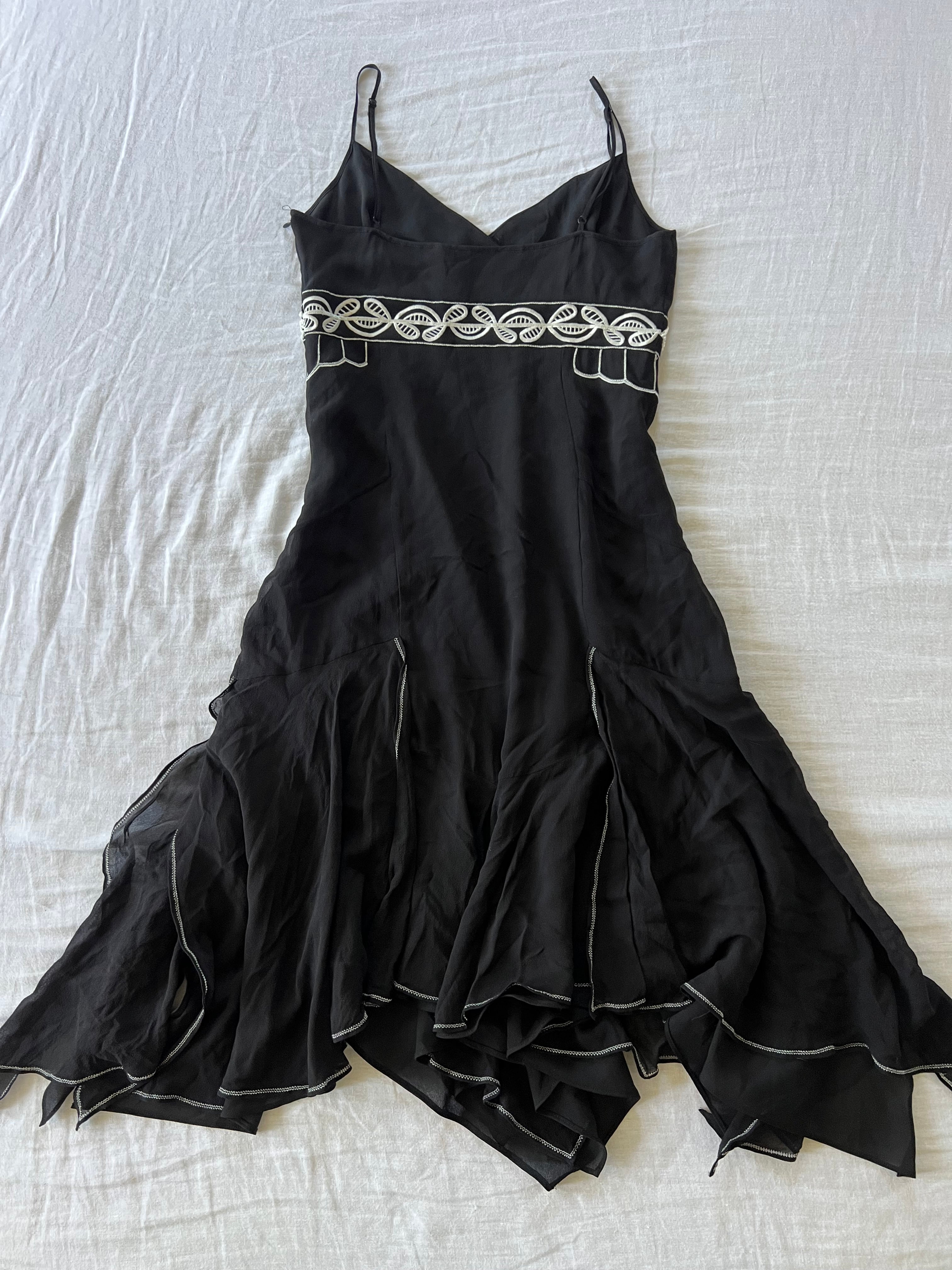 100% Silk Y2K Beaded Fairy Dress
