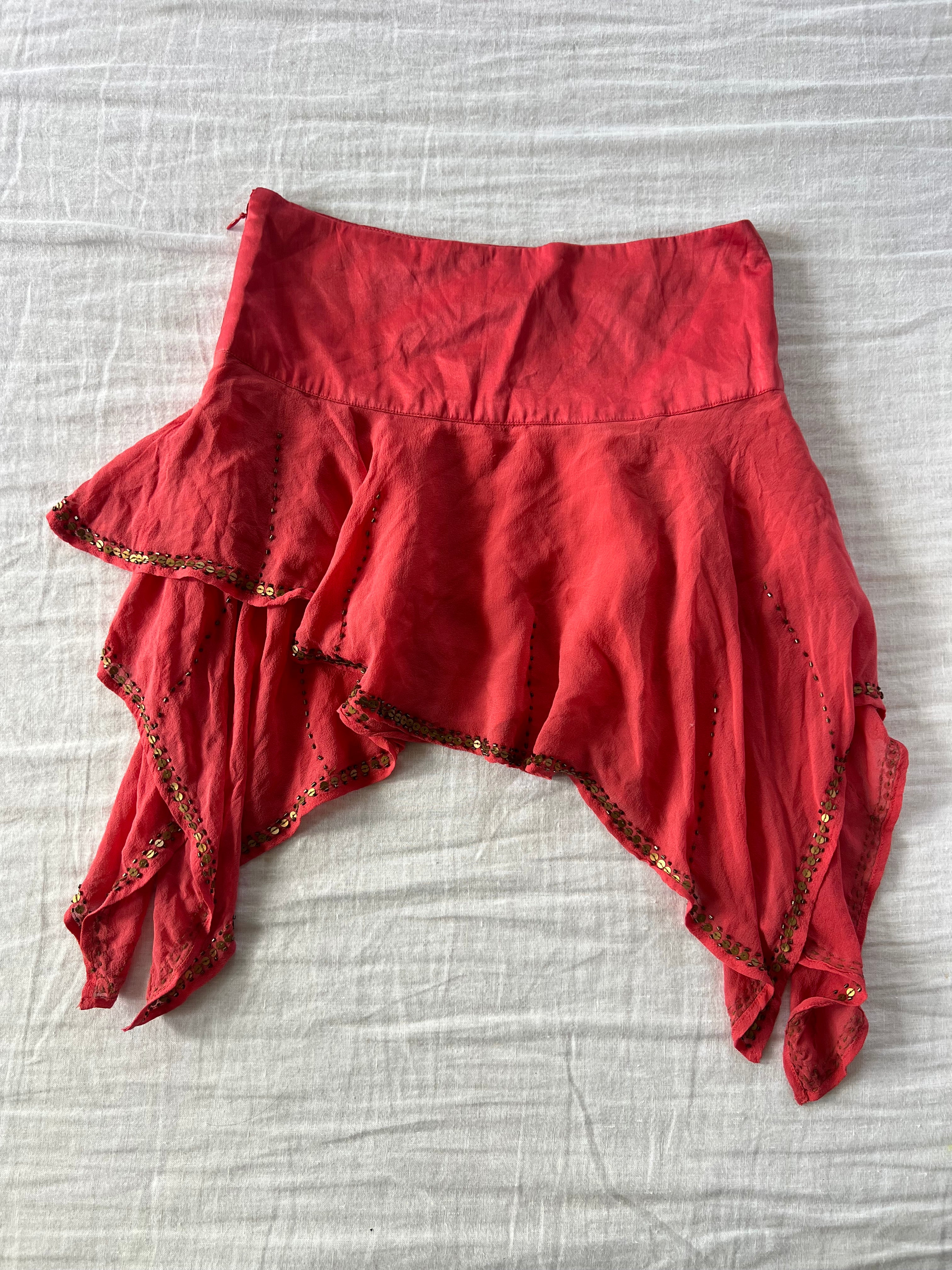 2005 RARE Playboy Silk Hot Pink Fairy Skirt