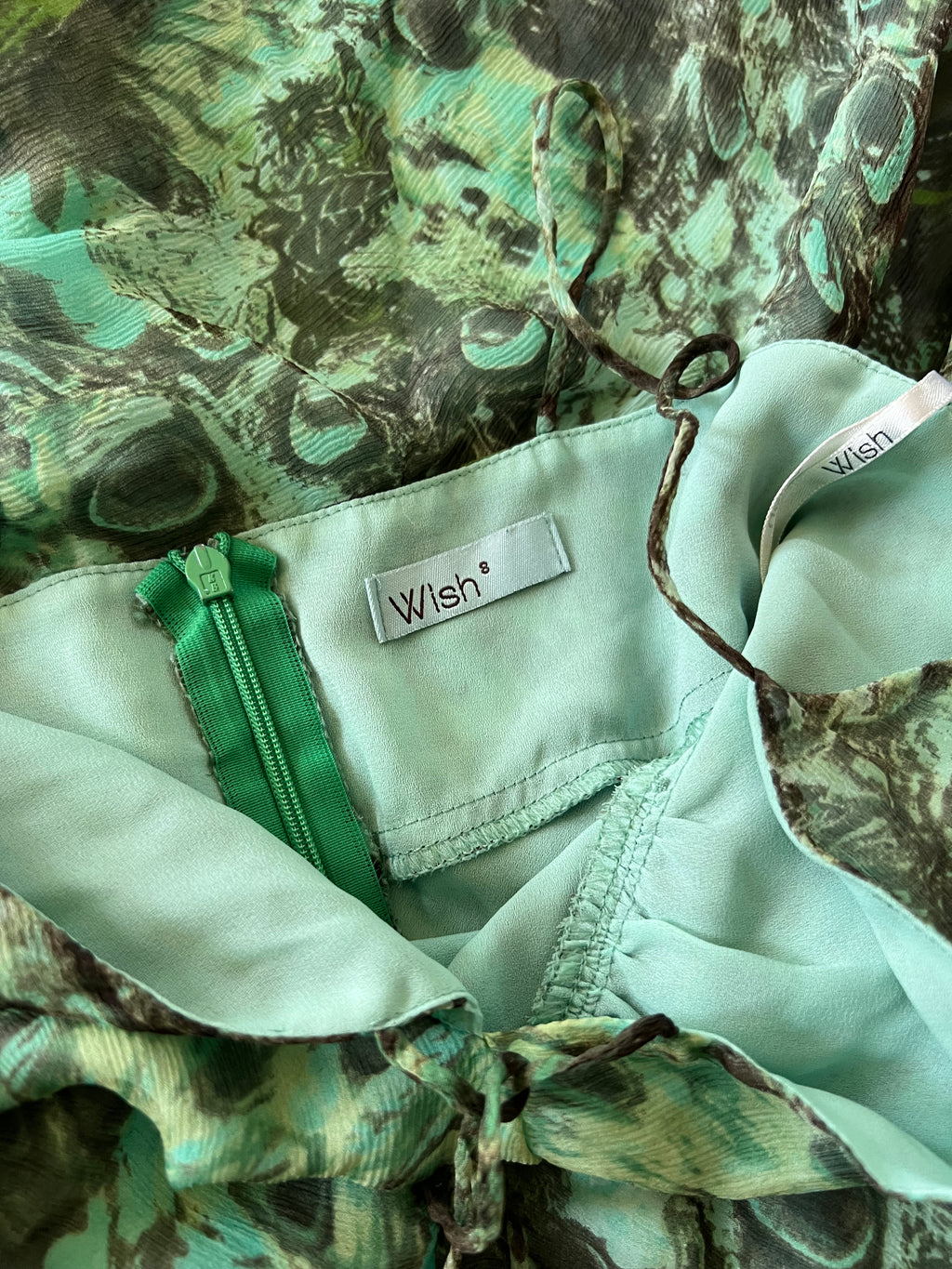 100% Silk Euro Forest Fairy Dress