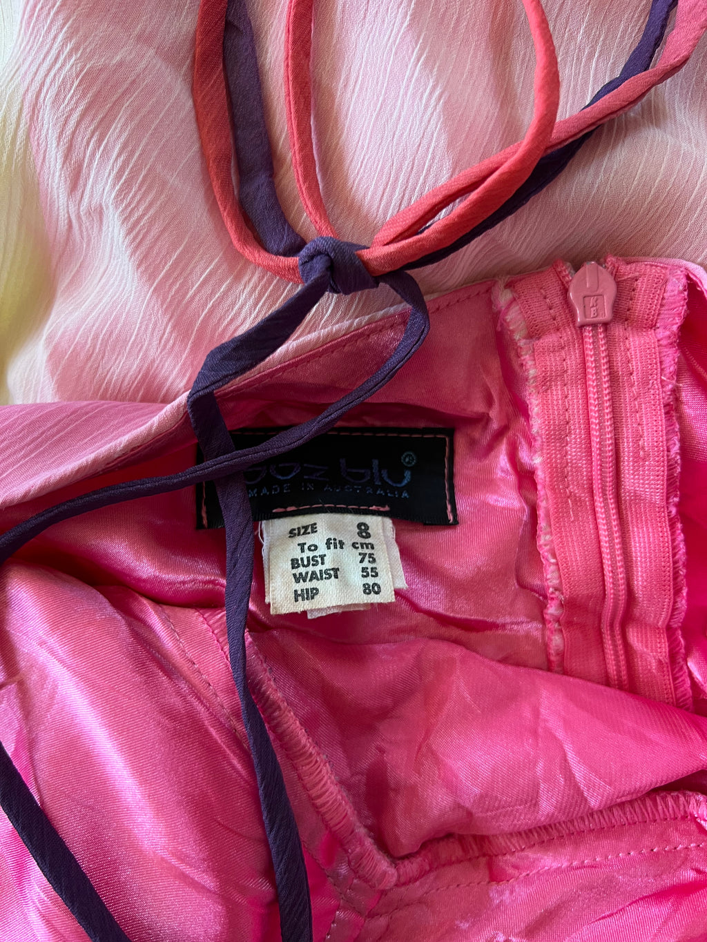 Y2K Euro Sorbetto Halter Dress
