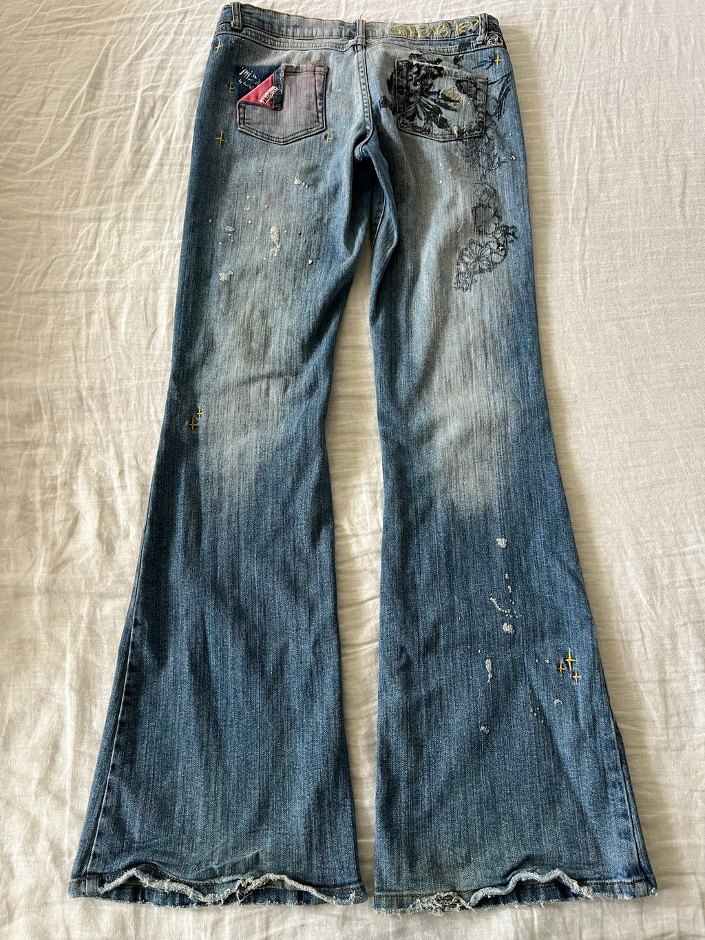 Y2K Low Rise Flared Japanese Style Jeans
