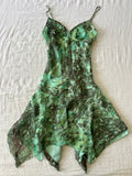 100% Silk Euro Forest Fairy Dress