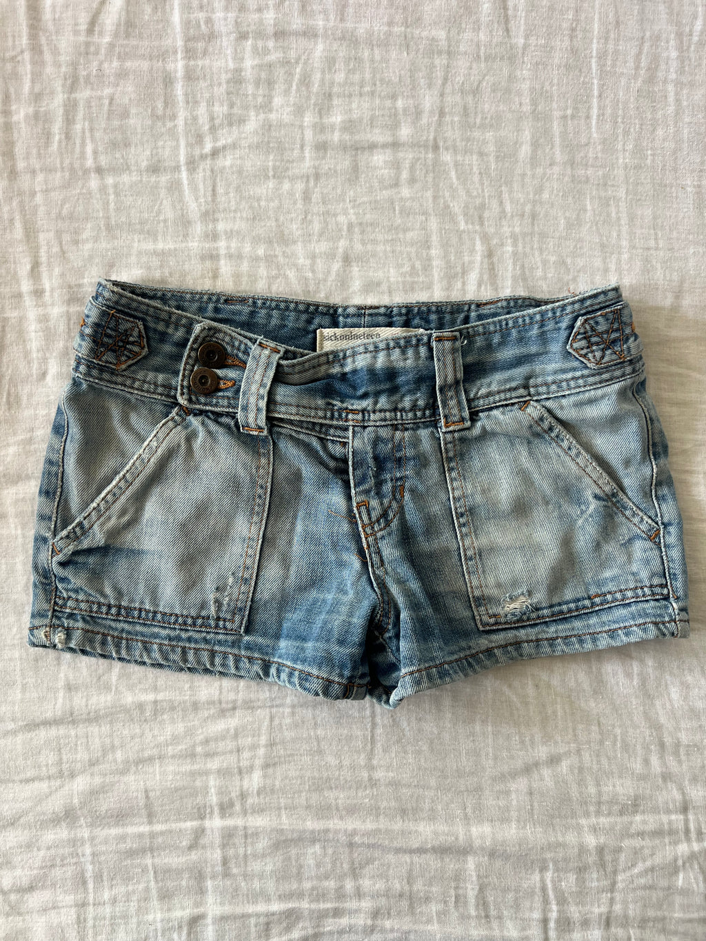 Y2K Euro Denim Mini Shorts