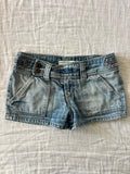 Y2K Euro Denim Mini Shorts