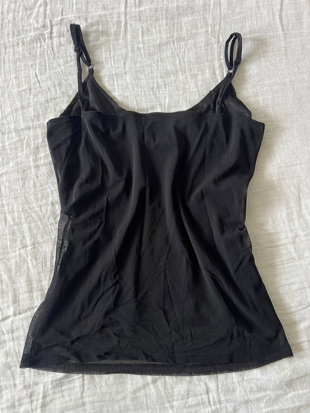 Black Beaded Cami Top