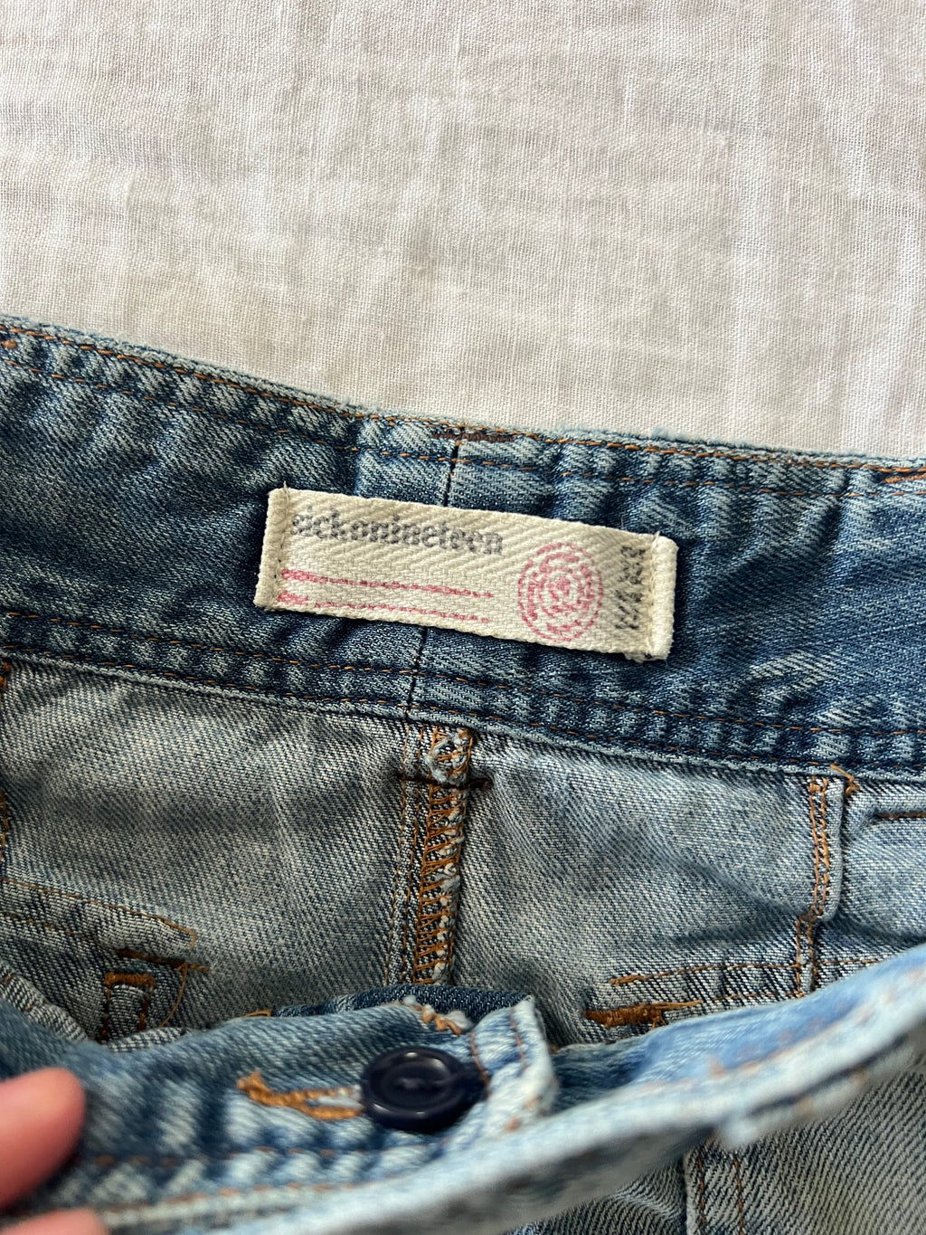Y2K Euro Denim Mini Shorts