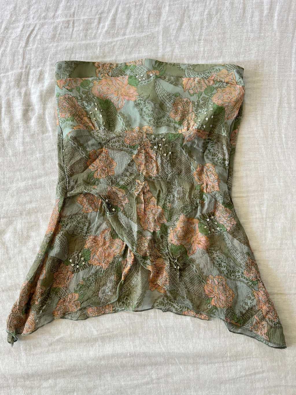 100% Silk Euro Fairy Tube Top