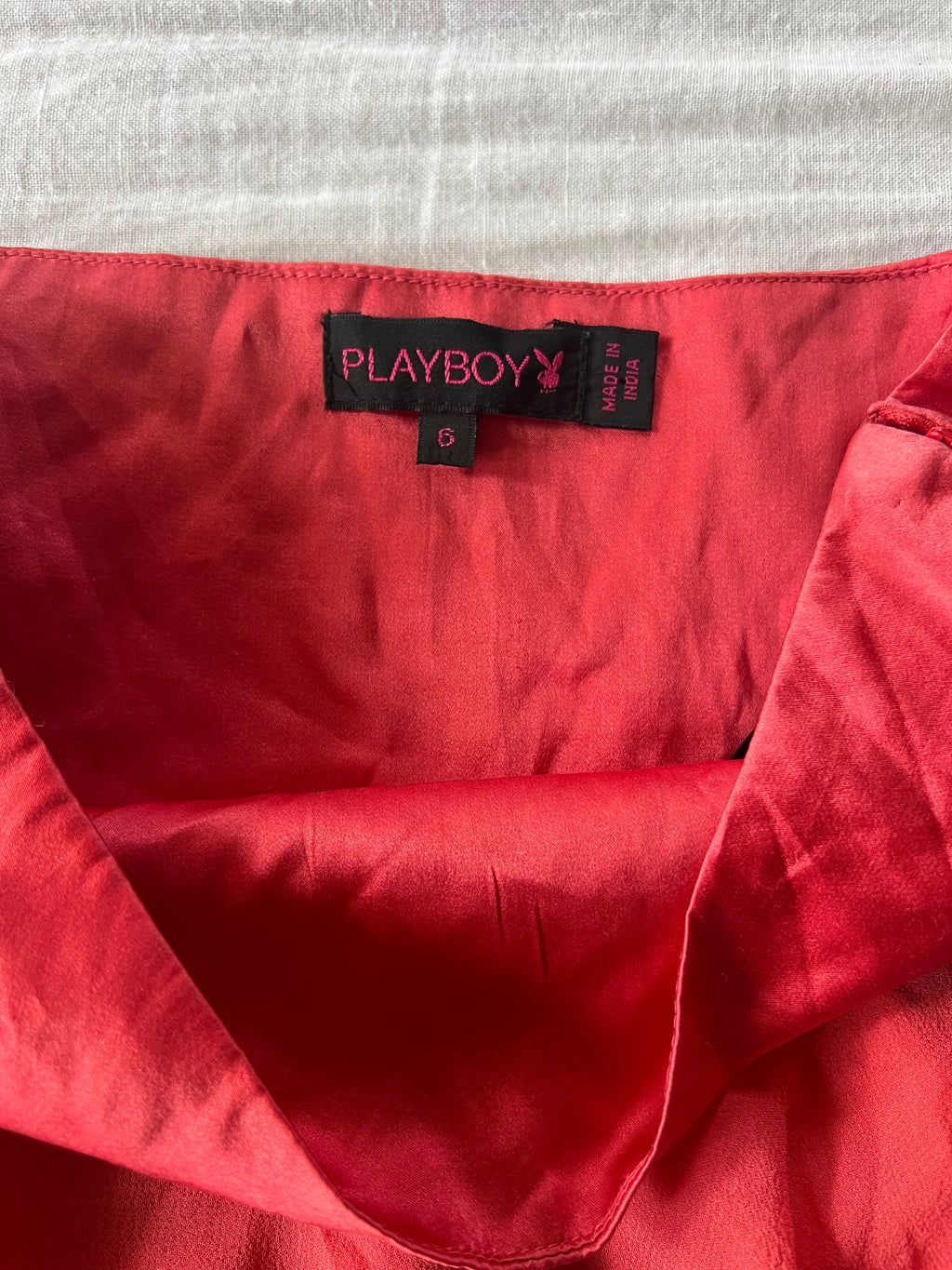 2005 RARE Playboy Silk Hot Pink Fairy Skirt