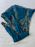 100% Silk Y2K Euro Beaded Ocean Waters Dress