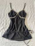 Black Beaded Cami Top